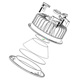 IP44  50w Downlight