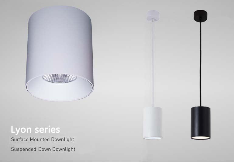 suspendant pendant surface mounted led downlight