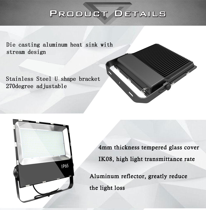 200w 30000lm  led  floodlighting