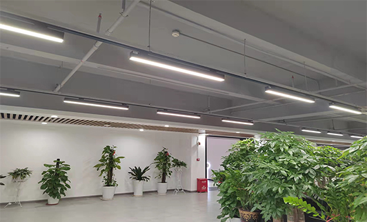 track mounted linear lighting solutions project case 