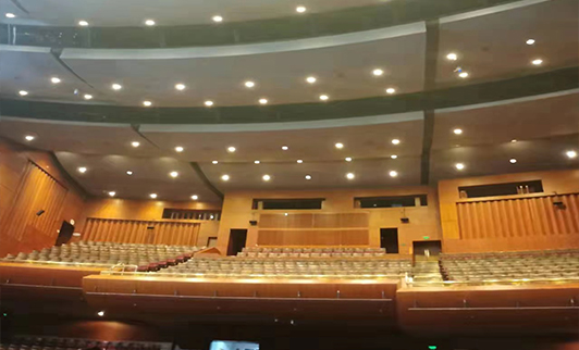 Congratulations DMX 512 LED Down Light Used in Dongguan Poly Theatre Stage